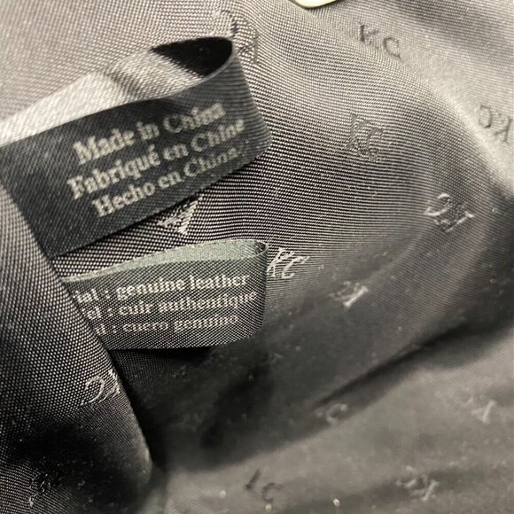 Kenneth Cole Pearl White Crocodile Pattern Leather Handbag Excellent Condition - Picture 9 of 9